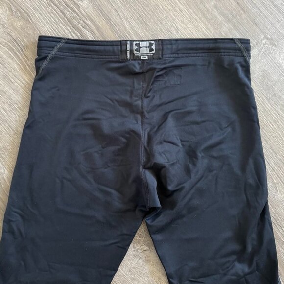Under Armour Men’s Black ColdGear Fitted Coupe Adjustee Leggings Size Small - Picture 4 of 13
